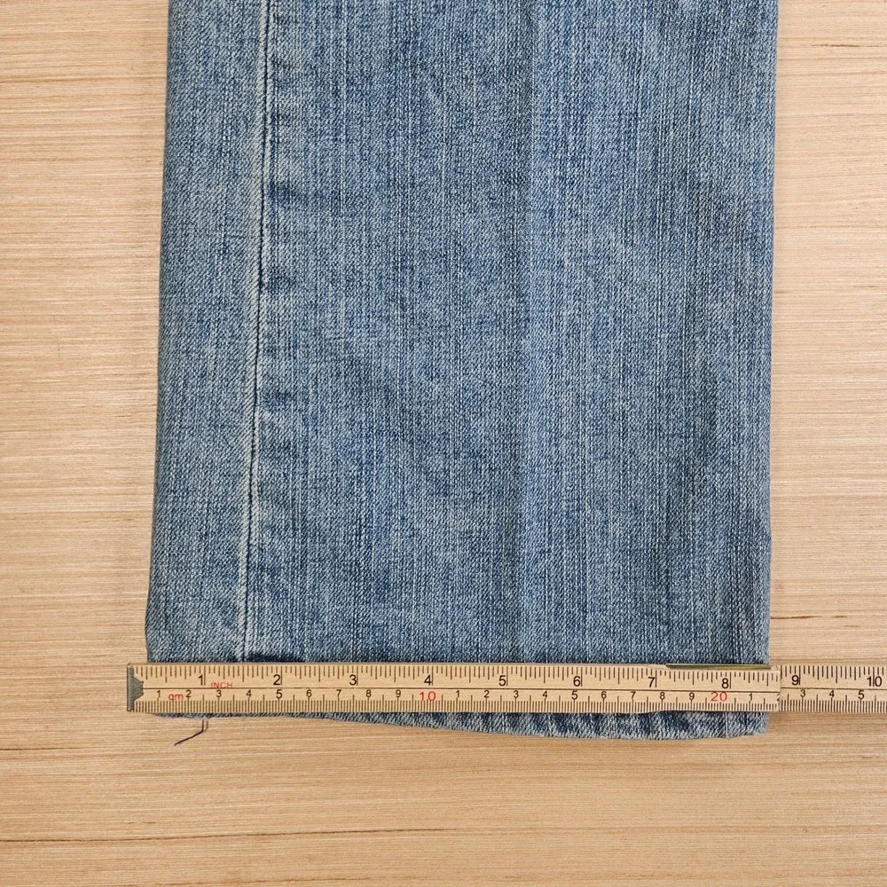 Levi's 527 Jeans Mens 34x30 Blue Slim Bootcut Denim Western Workwear